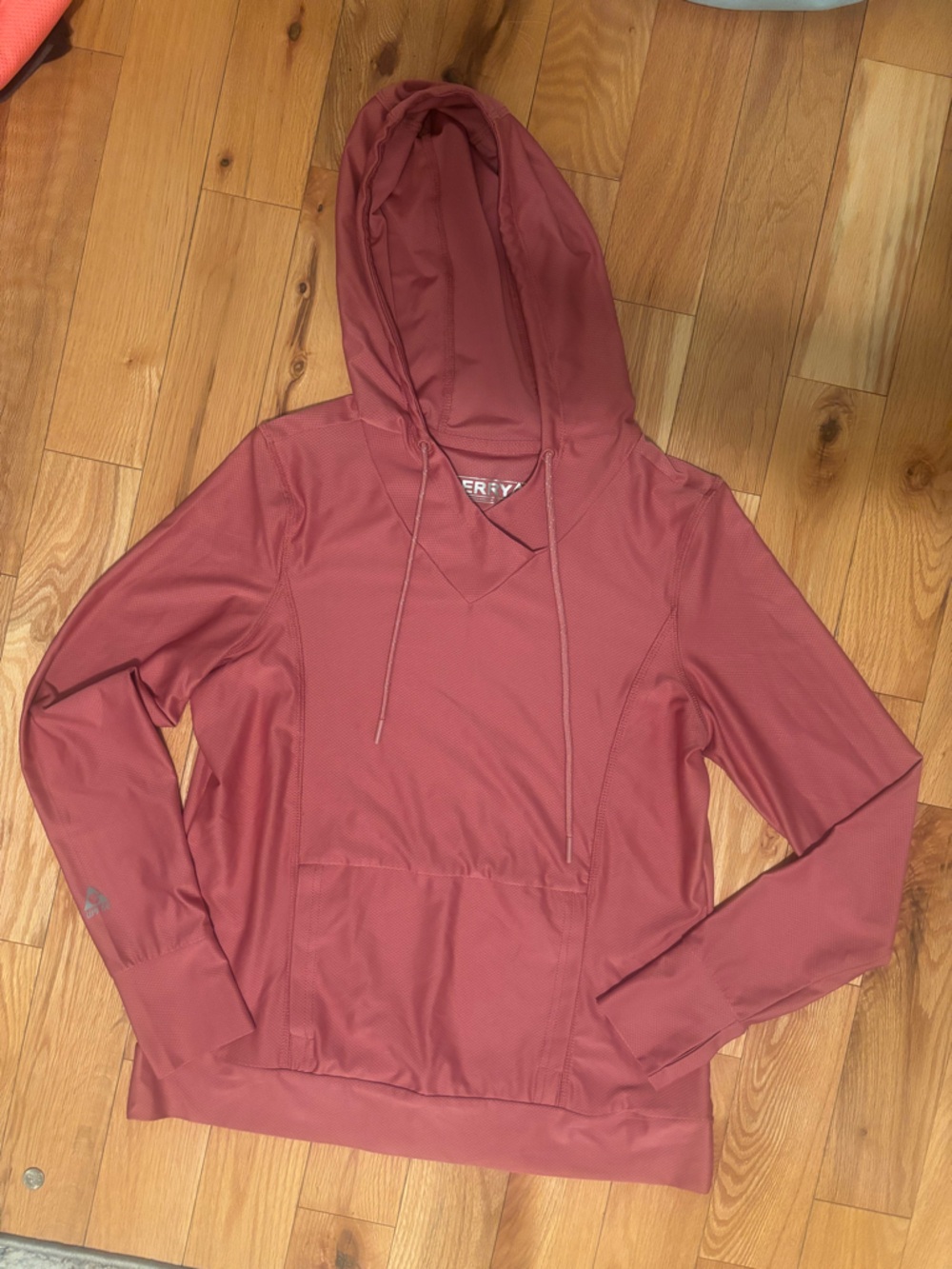 Gerry Weber Lightweight Hooded Pullover in Dusty Rose